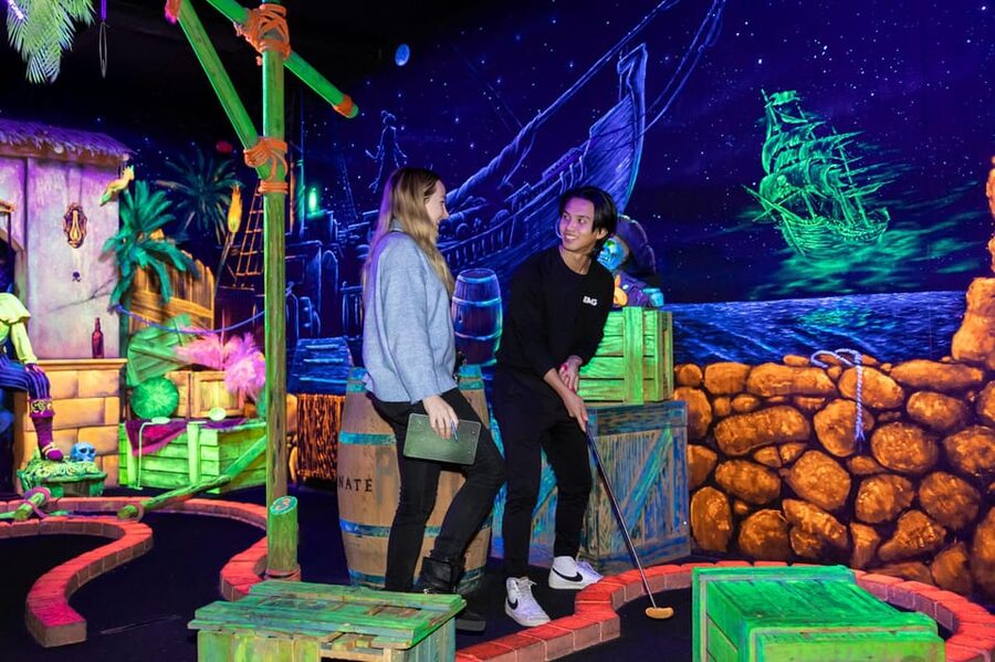 Aloha Amsterdam: 12-Hole Glow-in-the-Dark Mini-Golf - How Aloha compares with a standard Amsterdam attraction