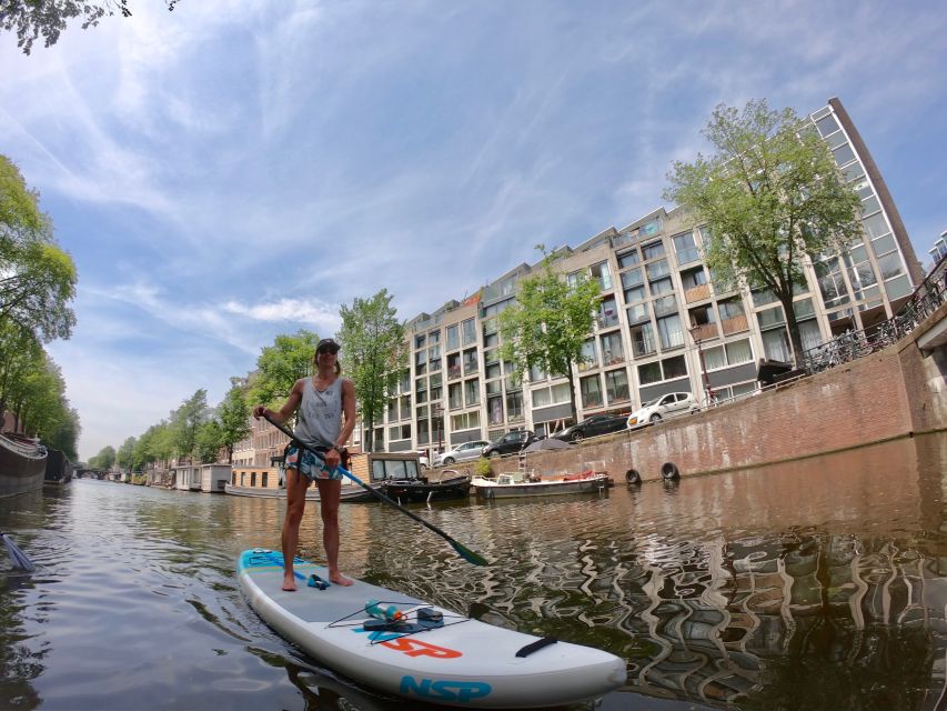 Amsterdam: 2-Hour Stand Up Paddle Board Tour - The Nautical Museum and the tall ship replica