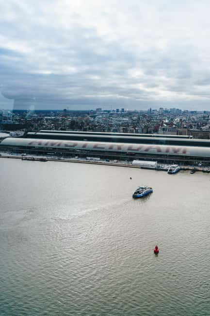 Amsterdam: A'DAM Lookout Entry Ticket with 2 Drinks - The interactive exhibition and free audio tour