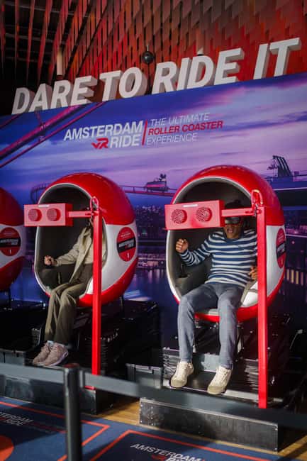 Amsterdam: A'DAM Lookout Entry Ticket with 2 Drinks - The Over the Edge swing: a separate thrill
