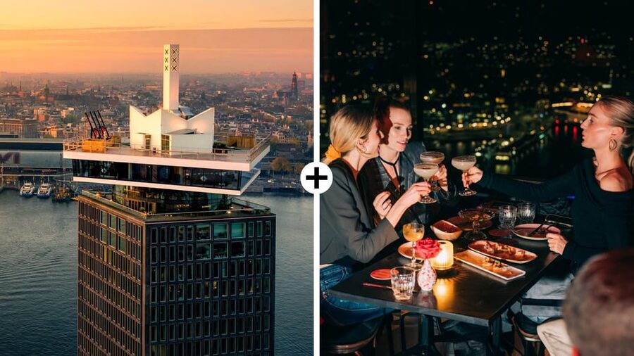 Amsterdam: A'DAM Lookout Ticket and Lunch or Dinner Voucher - Getting there by ferry from Amsterdam Central