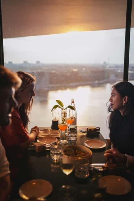 Amsterdam: A'DAM Lookout with Revolving Restaurant Moon - The elevator and observation deck