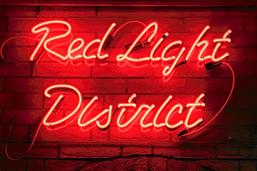 Amsterdam: After Dark Red Light District Tour - Route 66 Smoke And Drink: snacks, shots, and a choice about marijuana