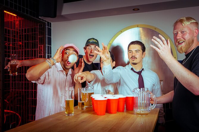 Amsterdam Beer Olympics - Four or more games, with the game-master in charge