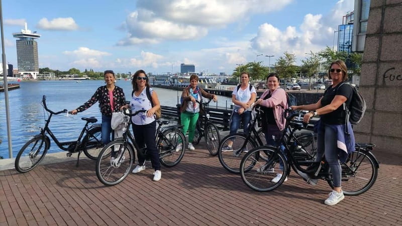 Amsterdam bike tour with a French-speaking guide local! - Leaving IJdok for the Museumkwartier