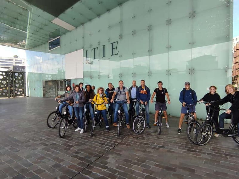 Amsterdam bike tour with a French-speaking guide local! - Westerkerk and the canal belt