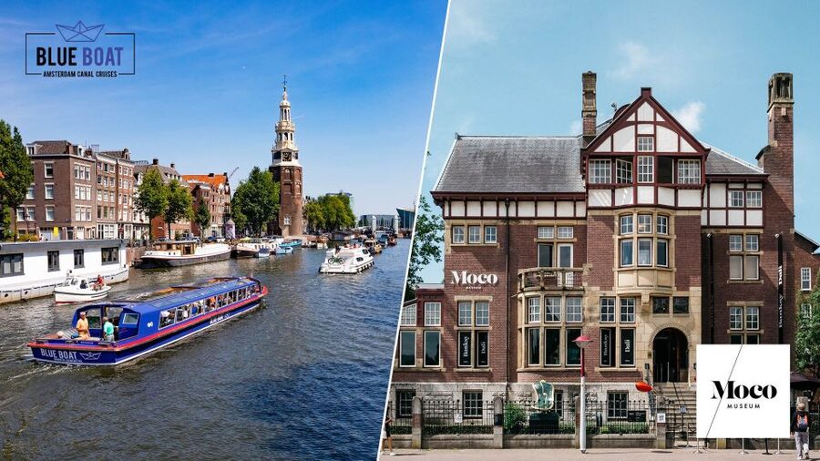 Amsterdam: Canal Cruise and Moco Museum Combined Ticket - How the timing works in real life
