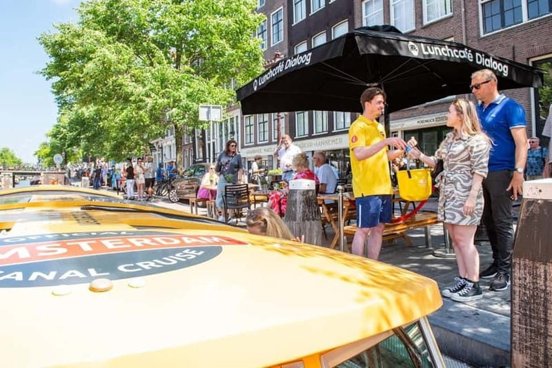 Amsterdam: Canal Cruise from Anne Frank Museum - Central Station and the IJ River