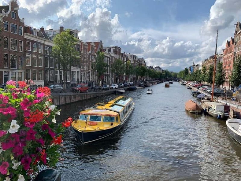 Amsterdam: Canal Cruise from Anne Frank Museum - Noorderkerk and the old Jordaan