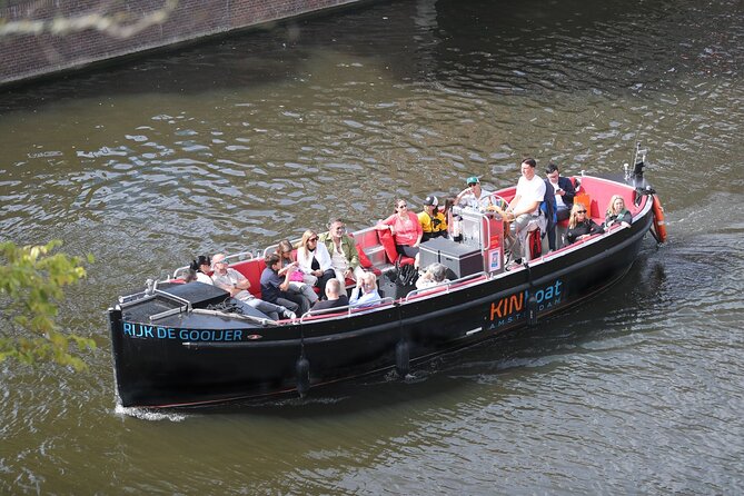 Amsterdam Canal Cruise in Open Boat with Unlimited Drinks Option - Setting out near the Westerkerk and Jordaan