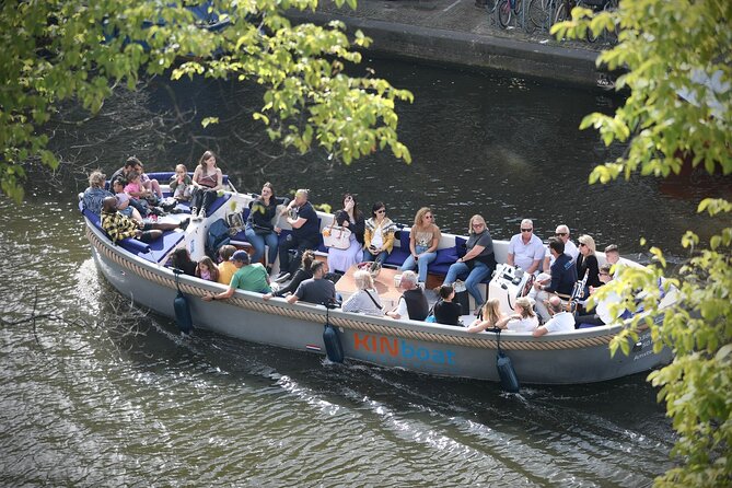 Amsterdam Canal Cruise in Open Boat with Unlimited Drinks Option - Seeing Amsterdam from a sleek electric boat