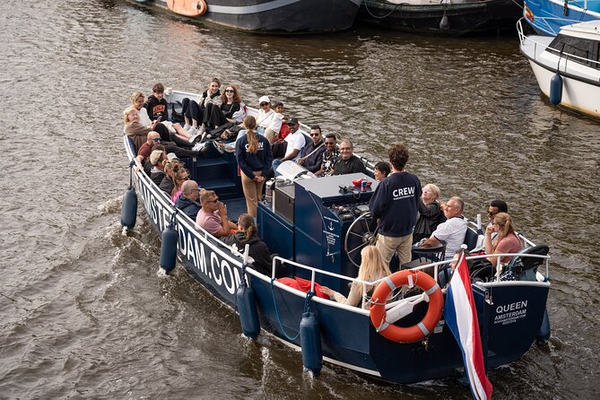 Amsterdam Canal Cruise with Live guide & Two drinks - Central St. - Central Station from the canal
