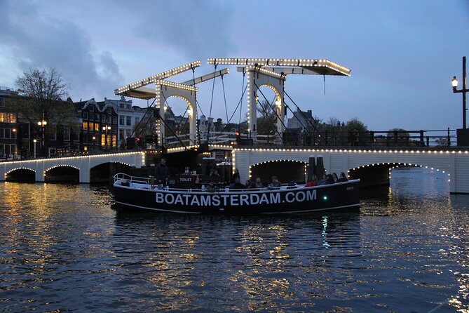 Amsterdam Canal Cruise with Open Bar - Central Station - Red Light District and coffeeshop landmarks
