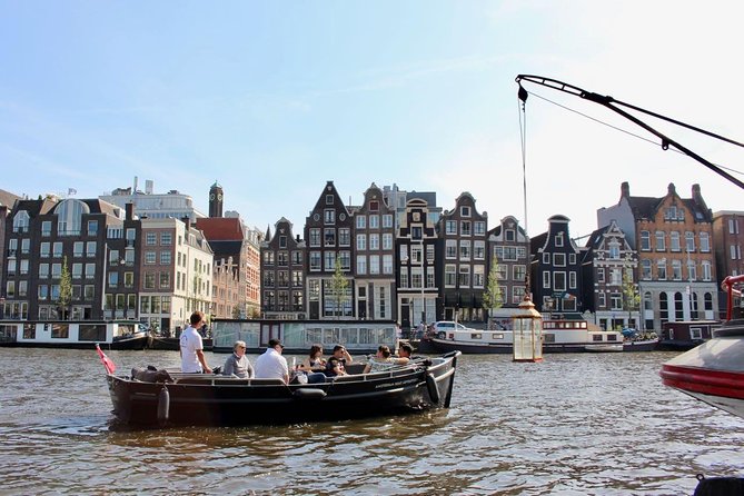 Amsterdam Canal Tour by Open Boat – 90 min Small Group Experience - From the Amstel to the dancing houses