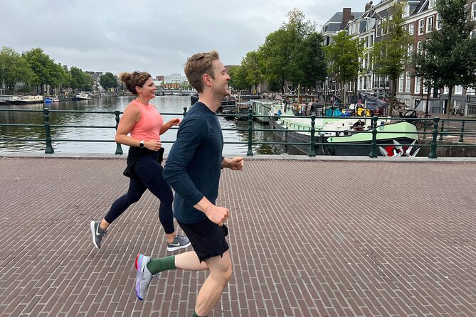 Amsterdam city center run tour - The Anne Frank House and the Jordaan