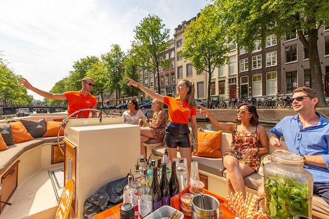 Amsterdam Classic Saloon Boat Canal Cruise with Live Guide - The Seven Bridges After Thorbecke Bridge