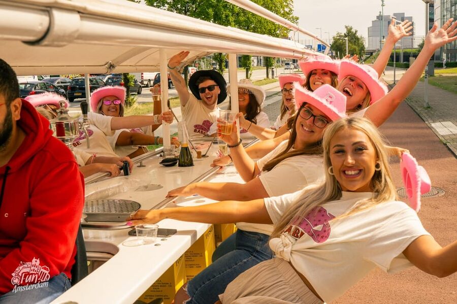 Amsterdam: Dutch Prosecco Party Bike - Starting at Rhoneweg 1 in west Amsterdam