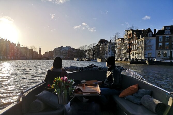 Amsterdam Evening Cruise in Small Group - Munt Tower and the flower market