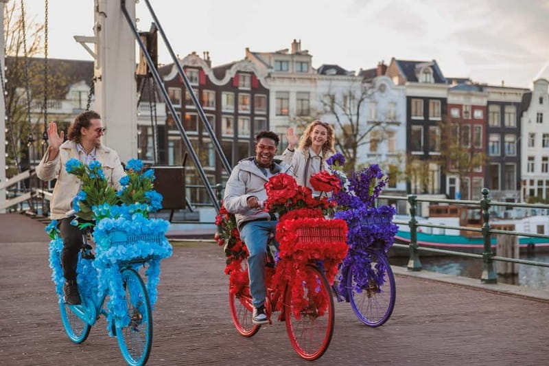 Amsterdam: Explore Canals, Guided Tour on Flower Bikes - Jordaan, where the route feels most local