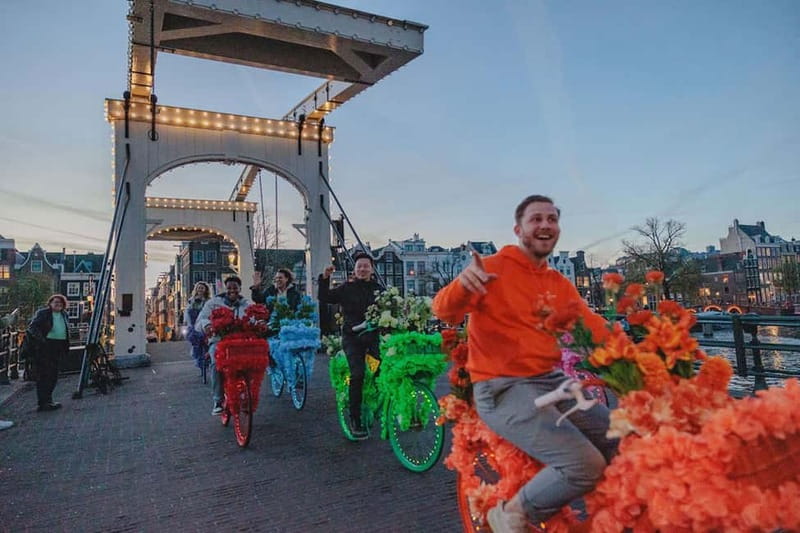 Amsterdam: Explore Canals, Guided Tour on Flower Bikes - Anne Frank House and Westerkerk