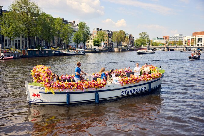 Amsterdam Flower Boat Canal Cruise with Local Guide - Herengracht and the Golden Bend