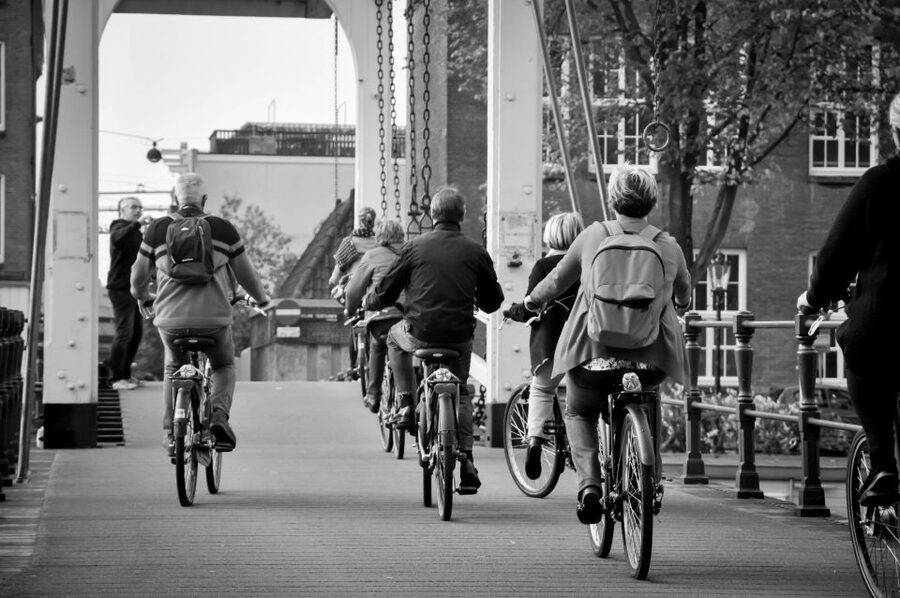 Amsterdam: Guided City Bike Tour in French - Starting at IJdok and crossing the Western Islands