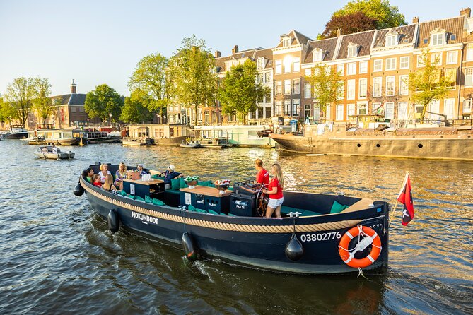Amsterdam: Guided Open Boat Canal Cruise Unlimited Drinks Option - Jewish Amsterdam and Rembrandt’s neighborhood