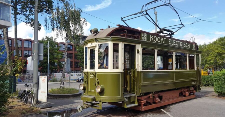 Amsterdam: Historic Tram Ride on Heritage Line to Amstelveen - The Olympic Stadion stop and its city connection