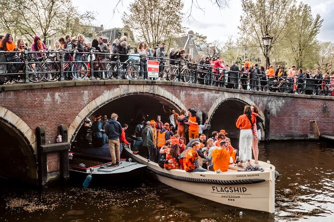 Amsterdam King’s Day Boat Party with Unlimited Drinks 2026 - Unlimited drinks, with one important omission