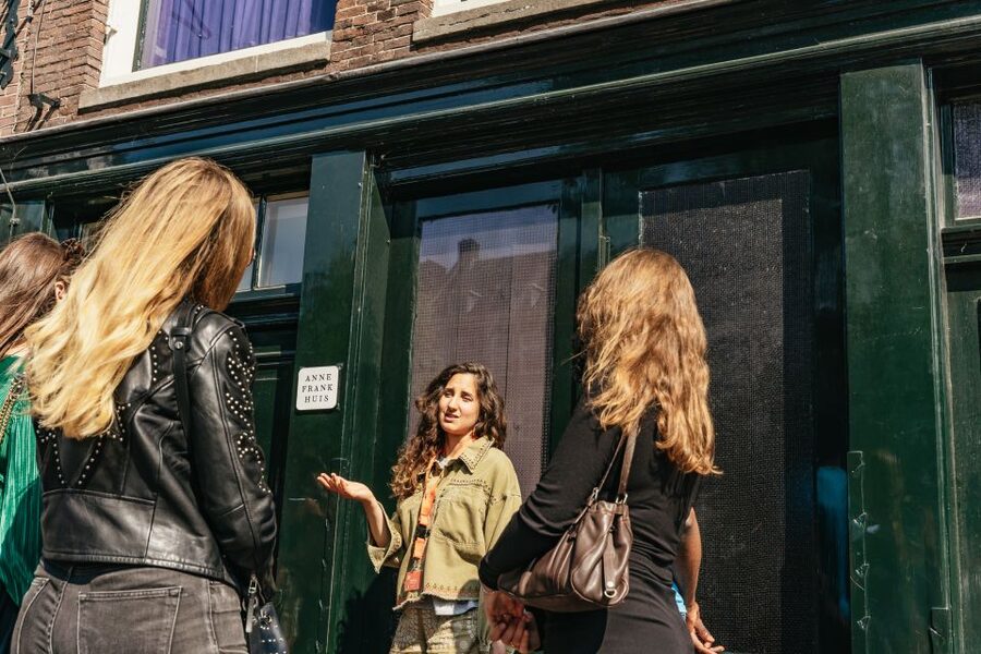 Amsterdam: Life of Anne Frank and World War II Walking Tour - Ending outside the Anne Frank House