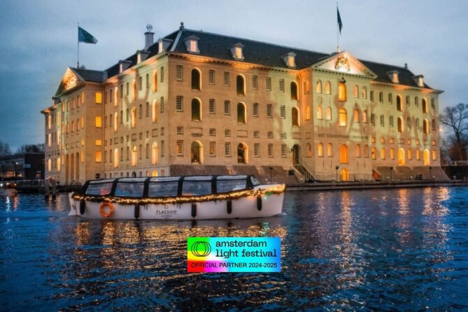 Amsterdam Light Festival: Cruise Unlimited Drinks & Bite option - Meeting point and timing advice