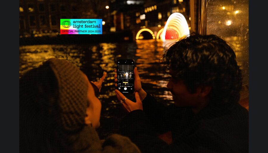 Amsterdam: Light Festival Cruise With Drinks & Snacks - Starting near Central Station with the orange crew
