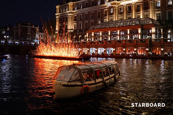 Amsterdam: Light Festival Cruise with Unlimited Drinks Option - Amsterdam’s romantic bridge and the city at night
