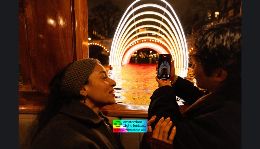 Amsterdam: Light Festival Heated Cruise w/ Drinks & Snacks - NEMO and the eastern harbor views