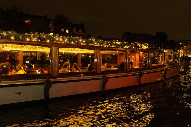 Amsterdam Light Festival: Heated Cruise with Hot Drinks & Bite - The Heated Cabin Has a Clear Tradeoff