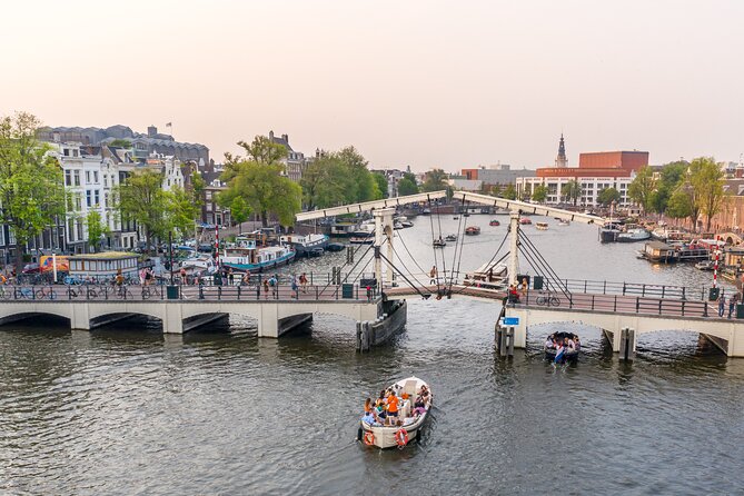 Amsterdam Luxury Canal Cruise + Unlimited Drinks & Bites option - A gentle start through Amsterdam’s canal ring