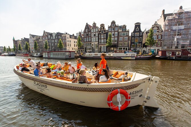 Amsterdam Luxury Canal Cruise + Unlimited Drinks & Bites option - The Bridge of 15 Bridges and the Bloemenmarkt