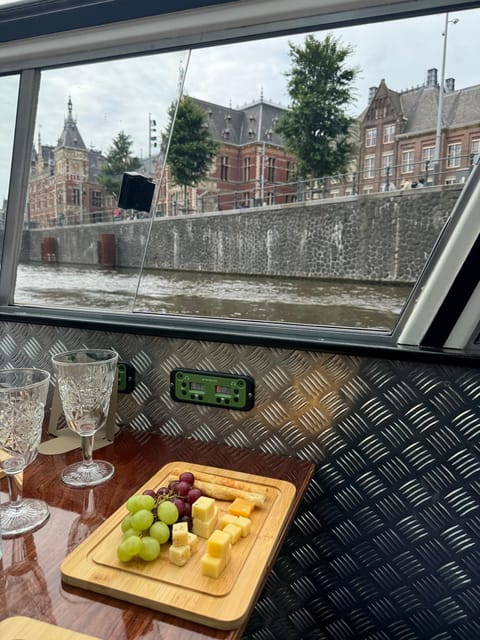 Amsterdam: Luxury Cheese & Wine Canal Cruise - Wine, beer, and nonalcoholic choices