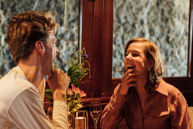 Amsterdam: Luxury Saloon Boat Cruise with Cocktails & Waffle - From the Red Light District to the Old Church