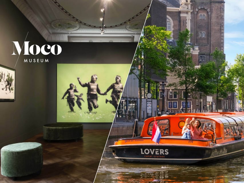 Amsterdam: Moco Museum Entry Ticket and Canal Cruise - Key points to know before you book