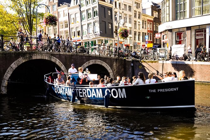 Amsterdam Open Boat Cruise in Old City Centre with Drinks Options - The Amstel, opera house, and Magere Brug