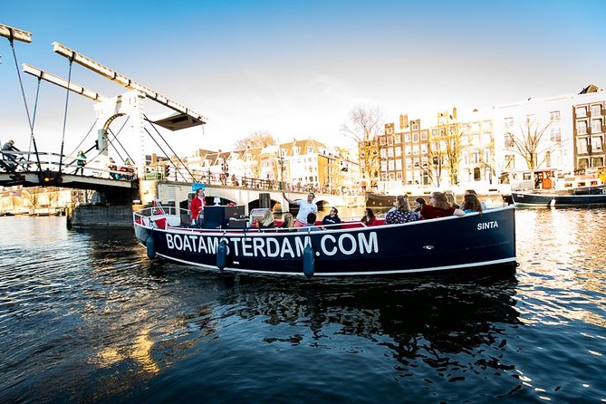 Amsterdam Open Boat Cruise with Live Guide and Two Drinks - Two Drinks, Blankets, and the Weather Question