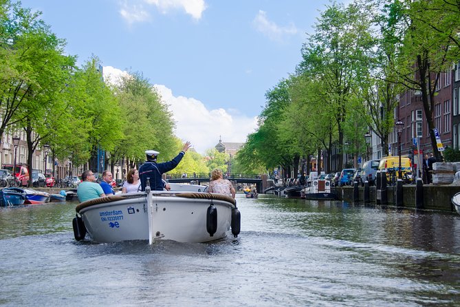 Amsterdam Open Boat Sightseeing Canal Cruise - Westerkerk and the view from the water