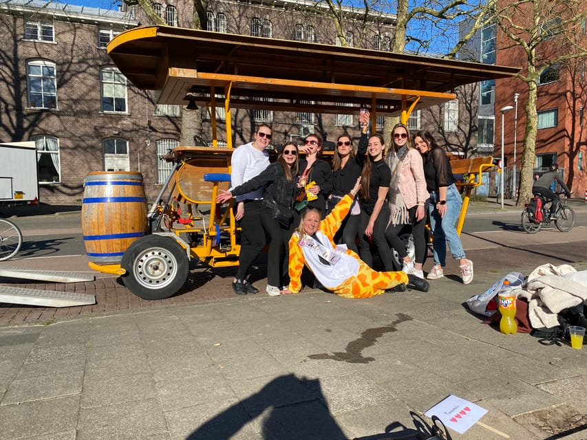 Amsterdam: Party Bike Tour with Beer - Beer, prosecco, and the unlimited-drink question