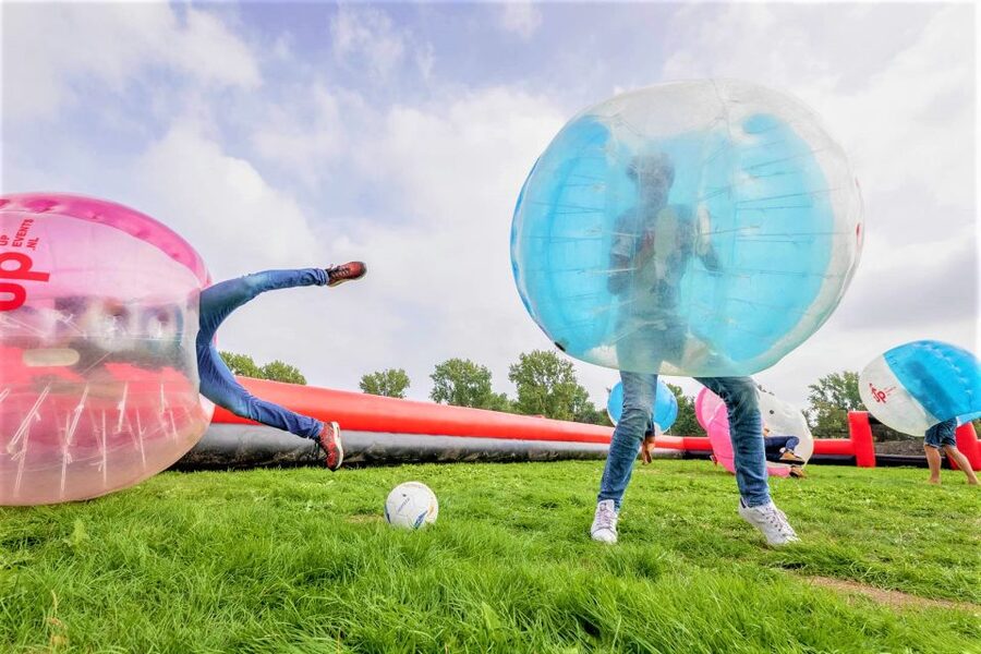 Amsterdam: Private Bubble Football Game - The break and the second half