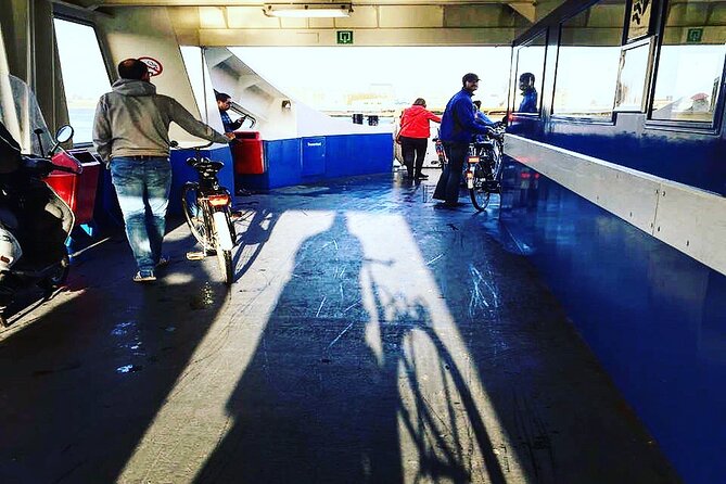 Amsterdam's Hidden Gems and Street Art Bike Tour - The Eye film theater and the return by ferry