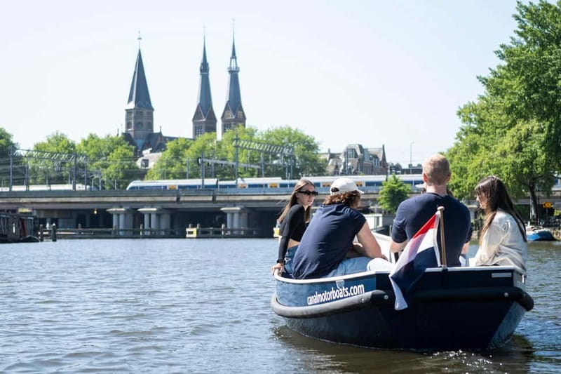 Amsterdam: Self-Drive Boat Rental - What happens during the two-hour cruise