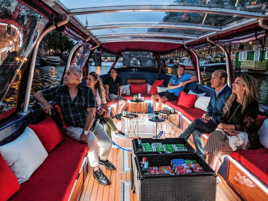Amsterdam: Smoke and Lounge City Boat Cruise - The Seasonal High Light Tour From November to January