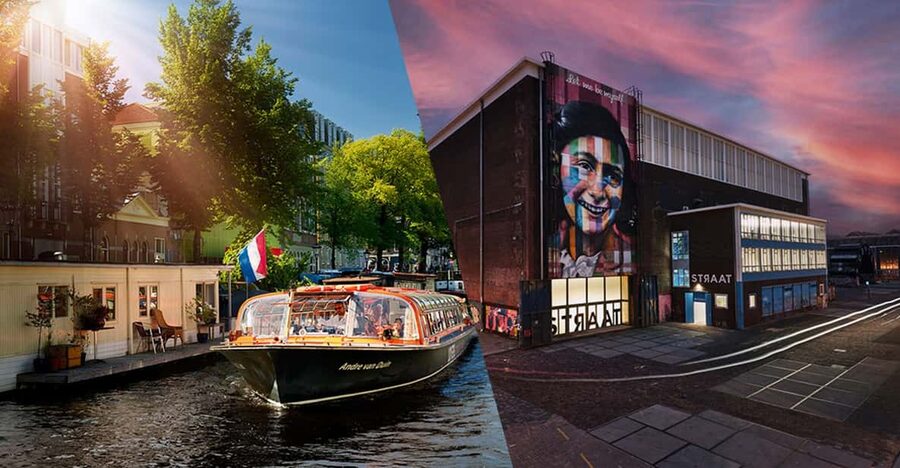Amsterdam: STRAAT Museum and Canal Cruise Combination Ticket - Seeing Amsterdam from the canal