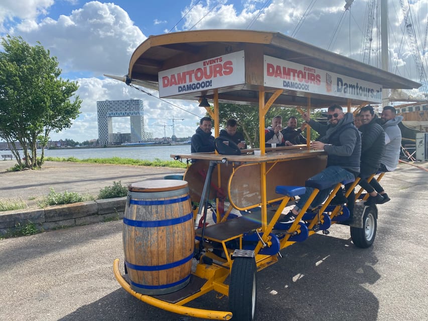 Amsterdam: The Original BUBBLES & BIKE Private Prosecco Tour - The Sloterdijk meeting point
